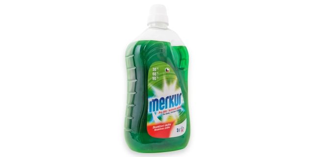 Merkur prací gel na bílé a barevné prádlo 3 l - 60 PD                                                                                                                                                                                                     